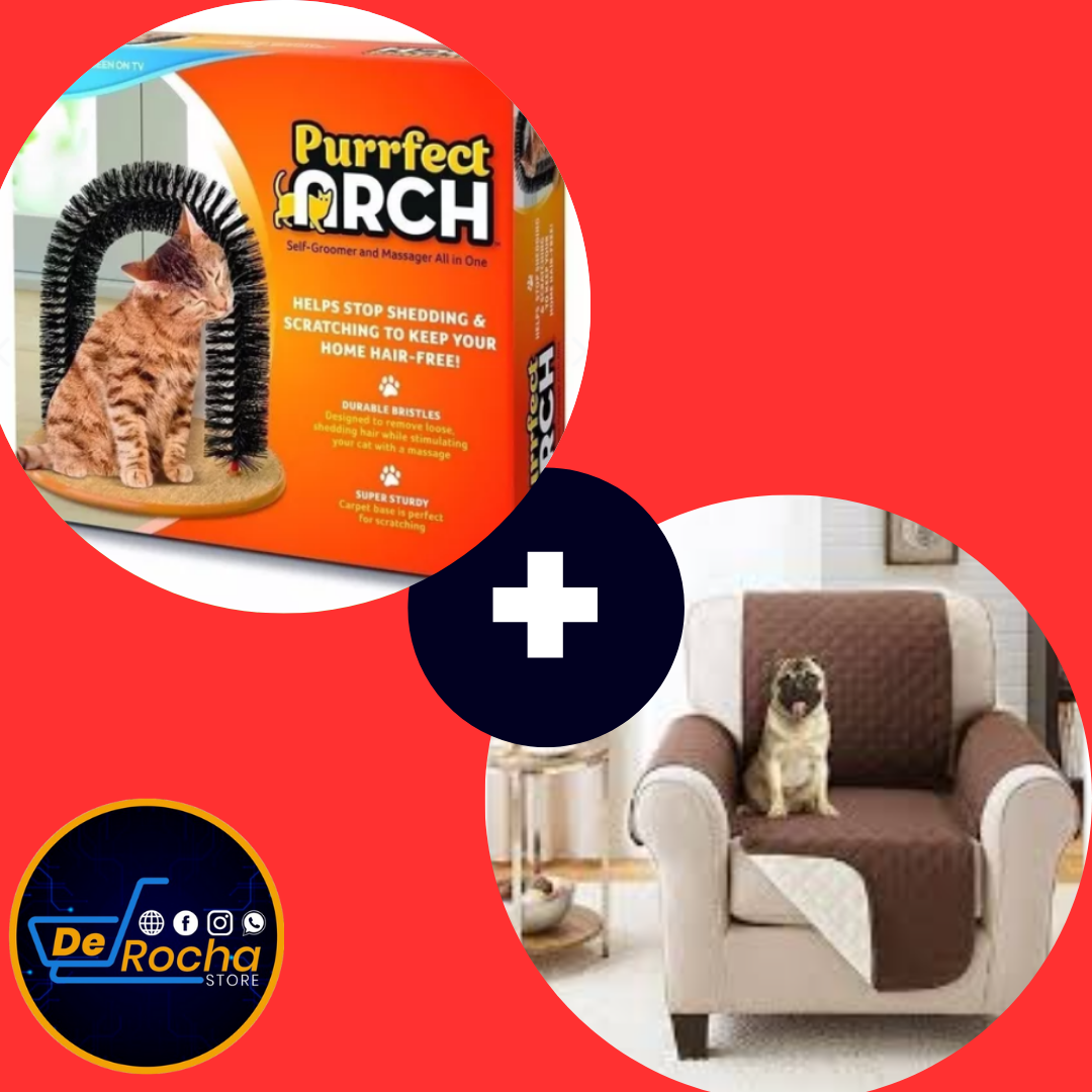 combo protector sofa+cepillo rascador